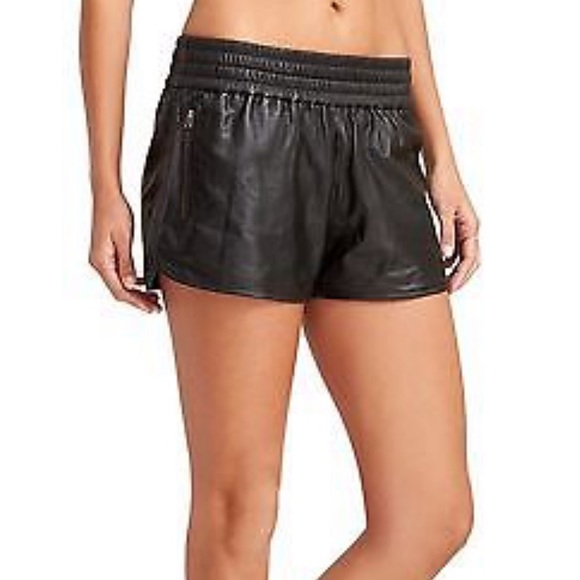 DEREK LAM X ATHLETA leather shorts,All Products : American Fashion Style Bags On Sale